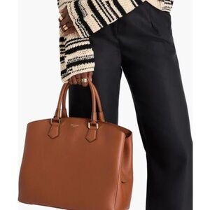 Serapian Luna Brown  Leather tote